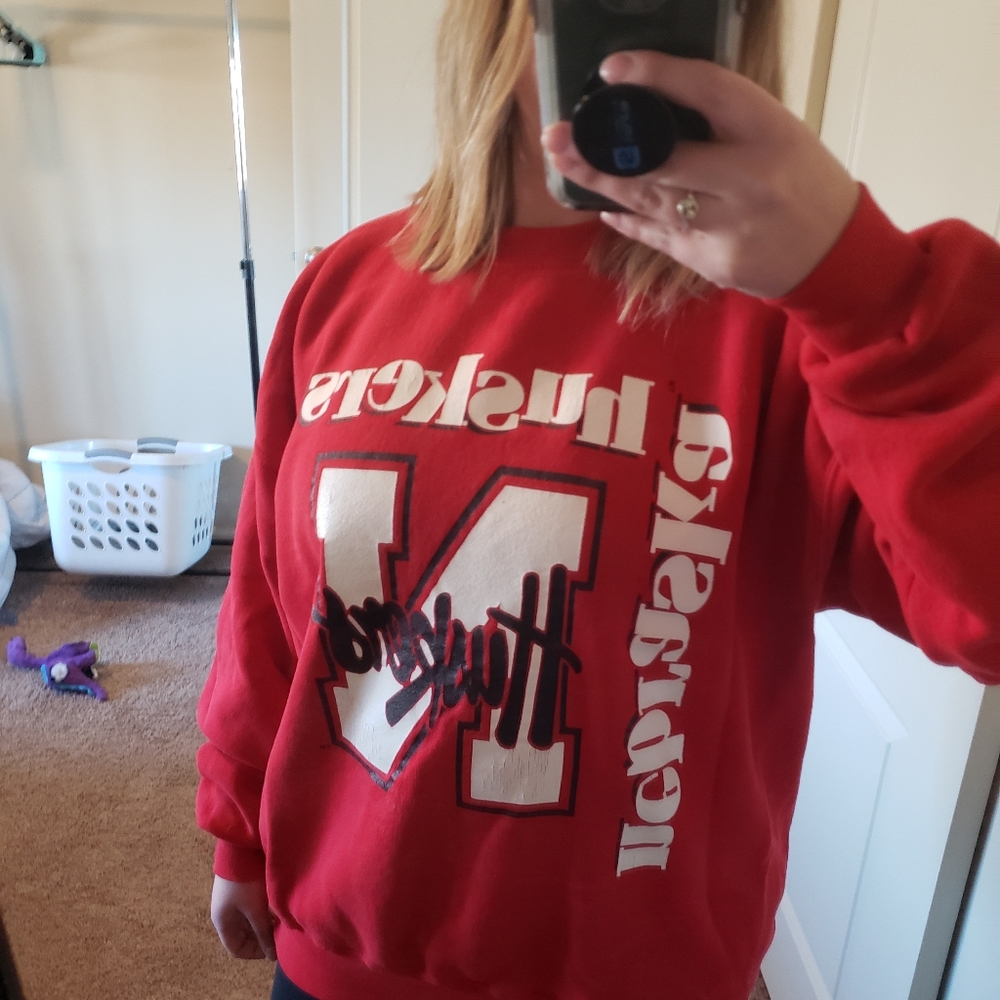 Vintage Nebraska huskers crewneck sweatshirt XL